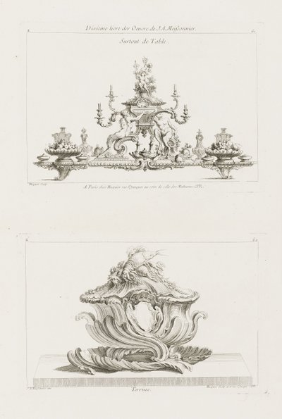 Surtout de Table von Juste Aurèle Meissonnier
